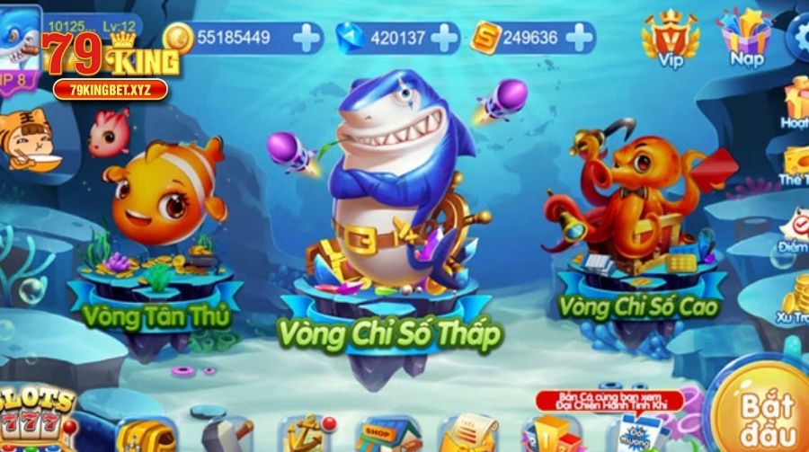 Chơi game bắn cá H5 tại 79King